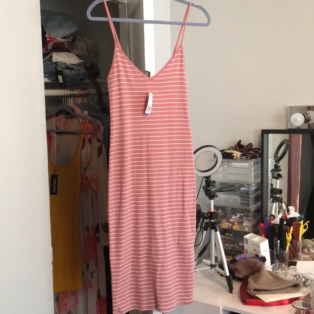 Striped Midi Dress
